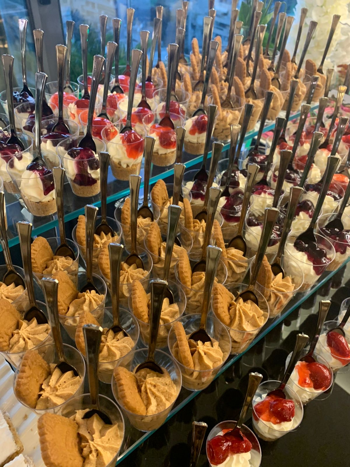 Individual dessert cups