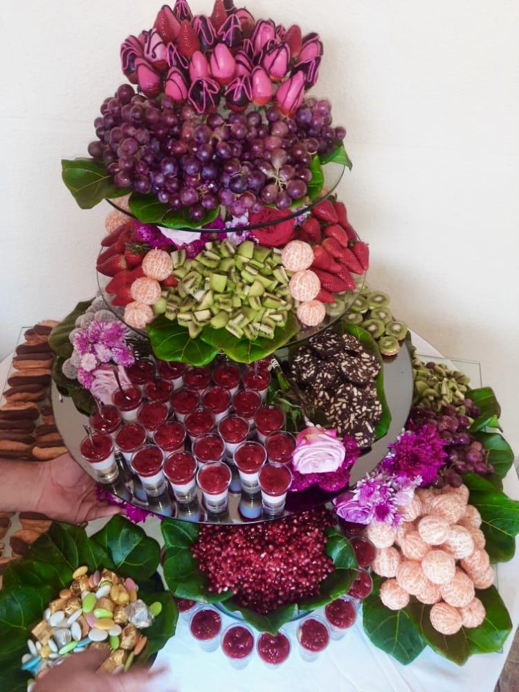 Elegant dessert display